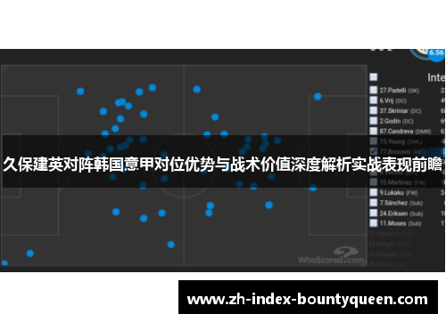 久保建英对阵韩国意甲对位优势与战术价值深度解析实战表现前瞻